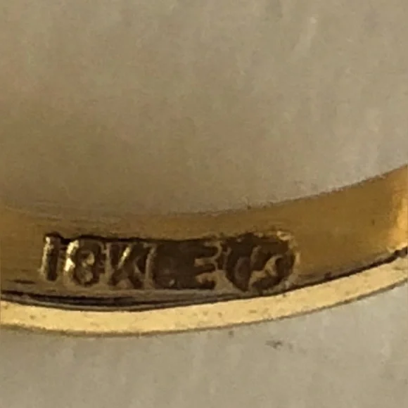 FINAL 18K Cluster  Cocktail/Wedding Ring Beautiful - Picture 5 of 7